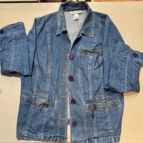 Jones New York Denim Jacket - Picture 1 of 9